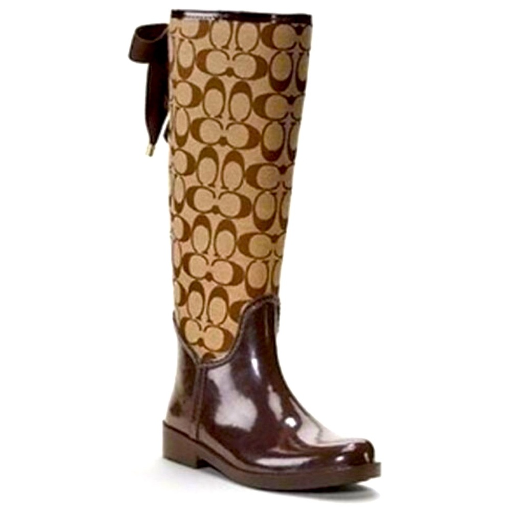NTN Coach Tristee Rain Boot- WORN ONCE ONLY